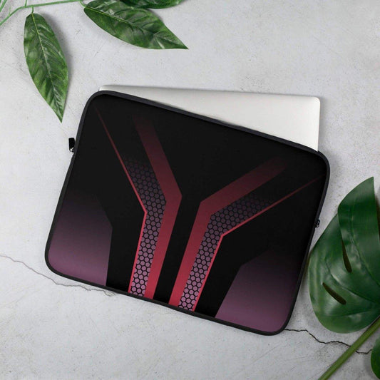 Wasserdichte Neopren-Laptoptasche für 13 und 15 Zoll mit Kunstfellfutter, von BUYATHOME24, schützt Laptop stilvoll.