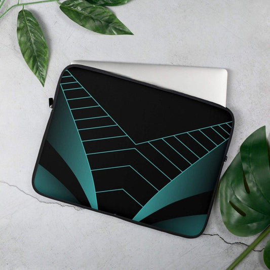 Wasserabweisende Neopren Laptoptasche für 13 und 15 Zoll mit Kunstfell-Futter, geeignet für Notebook und Tablet.