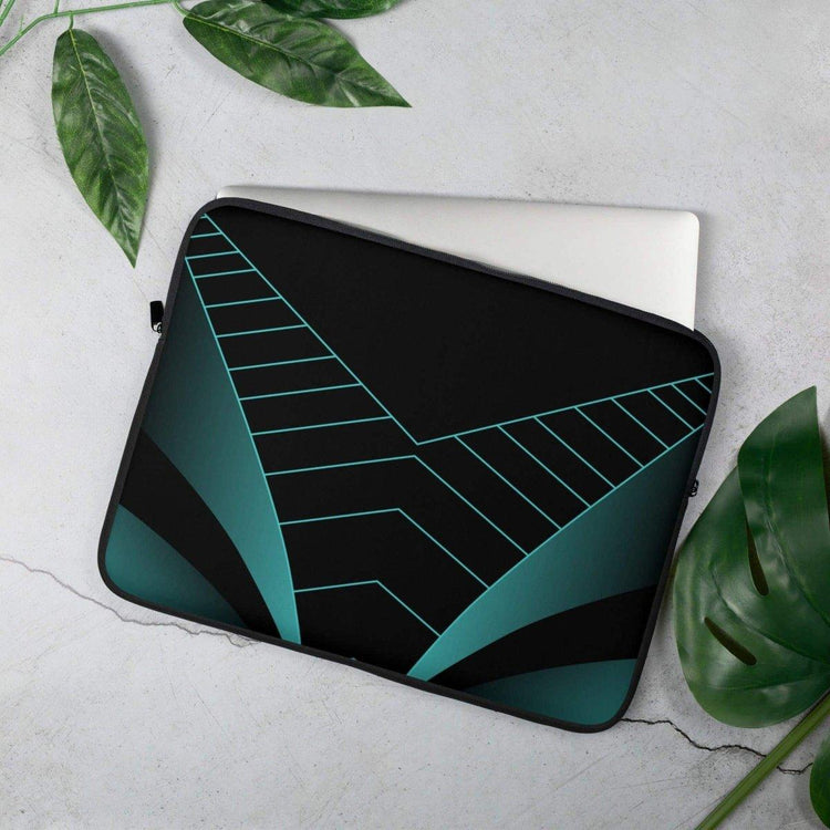 Wasserabweisende Neopren Laptoptasche für 13 und 15 Zoll mit Kunstfell-Futter, geeignet für Notebook und Tablet.
