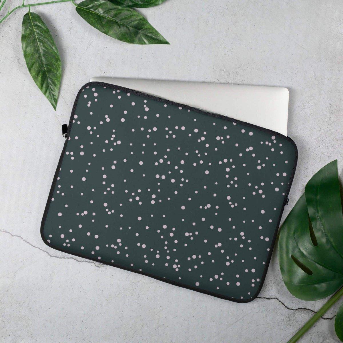 Laptoptasche aus Neopren mit Kunstfell-Innenfutter für 13 und 15 Zoll, bedruckbar, von BUYATHOME24.