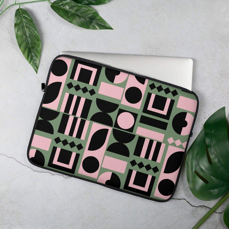 Laptoptasche aus Neopren für MacBook und iPad, 13 und 15 Zoll, mit Kunstfell, von BUYATHOME24, flexible und stilvolle Schutzhülle