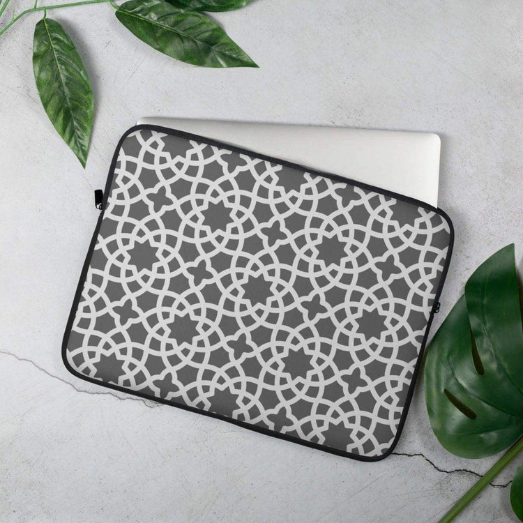 Laptoptasche aus Neopren von BUYATHOME24 für 13 und 15 Zoll, wasserfest mit Kunstfell-Innenfutter.