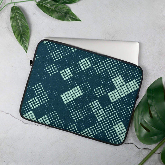 Laptoptasche aus Neopren mit Kunstfell-Futter für MacBook und iPad, 13 und 15 Zoll, von BUYATHOME24