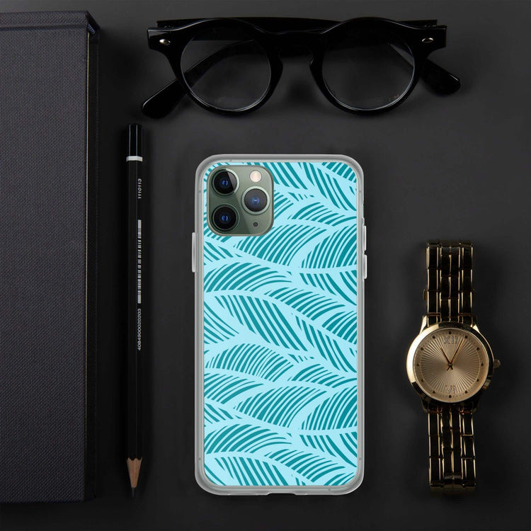 Apple iPhone Handyhülle aus Polycarbonat und TPU mit Blattmuster, schützt das iPhone 11 Pro, XS Max von BUYATHOME24