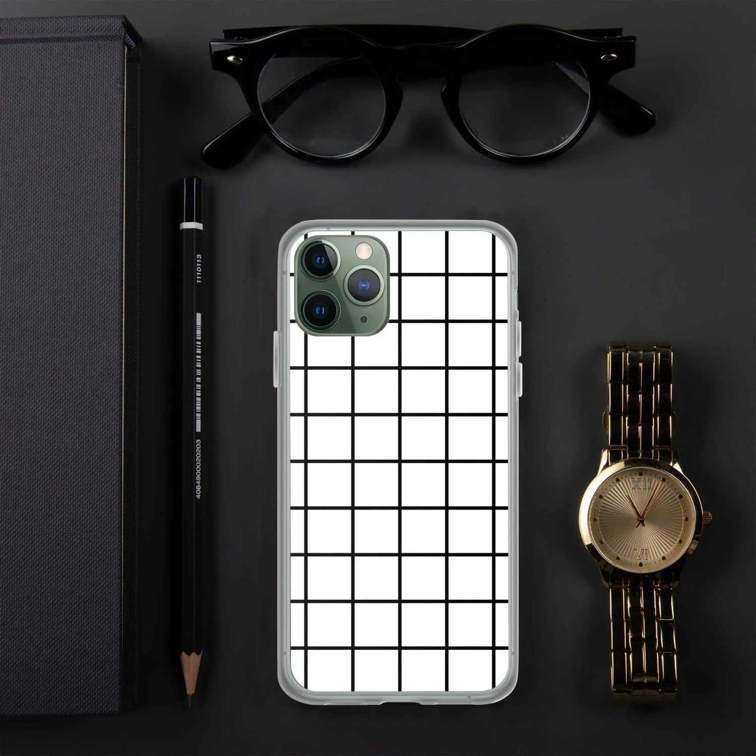 Robuste Apple iPhone Handyhülle aus Polycarbonat, stoßfest und passgenau für iPhone 11 Pro, XS Max, in eleganter schwarzer Ausführung.