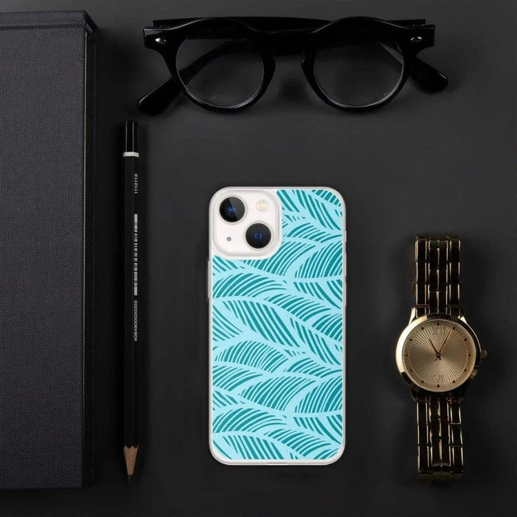 Apple iPhone Handyhülle aus Polycarbonat und TPU mit Blättermuster, passend für iPhone 11 Pro, XS Max und iPhone 13 Mini