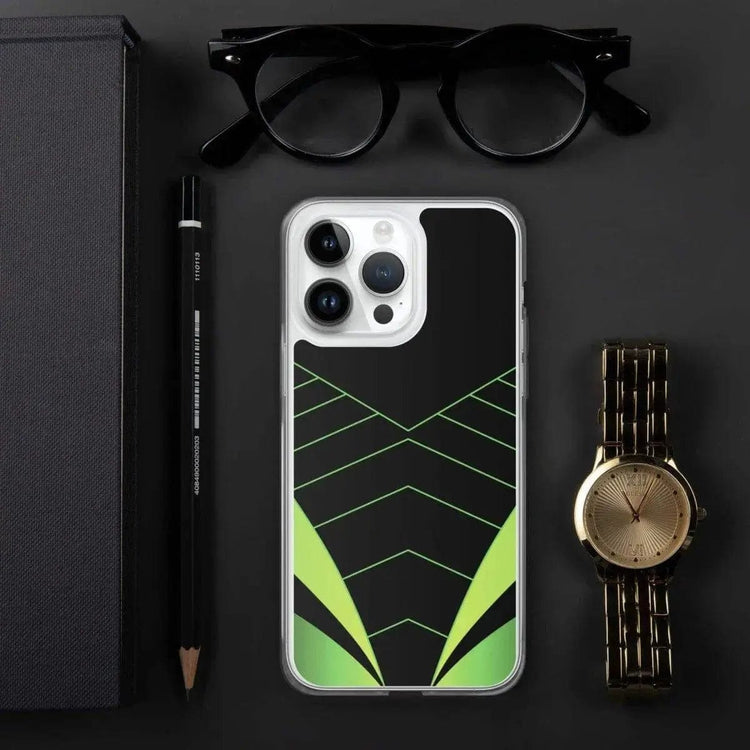 Stoßfeste Apple iPhone Hülle aus Polycarbonat und TPU, schützt das Smartphone robust und elegant.