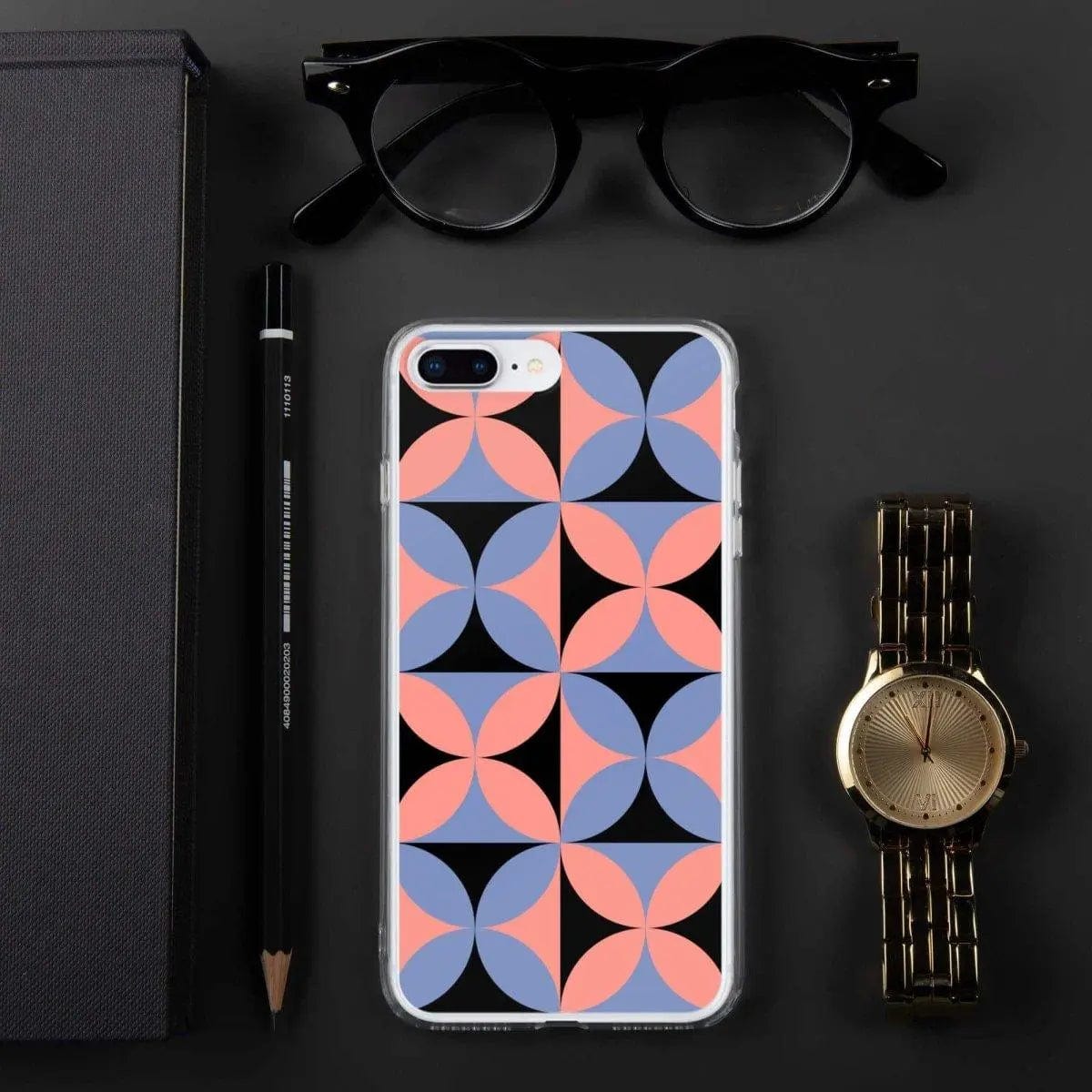 Klare, stoßfeste Polycarbonat Handyhülle für iPhone 11 Pro, XS Max, 7 Plus und 8 von BUYATHOME24, schützt das Smartphone.