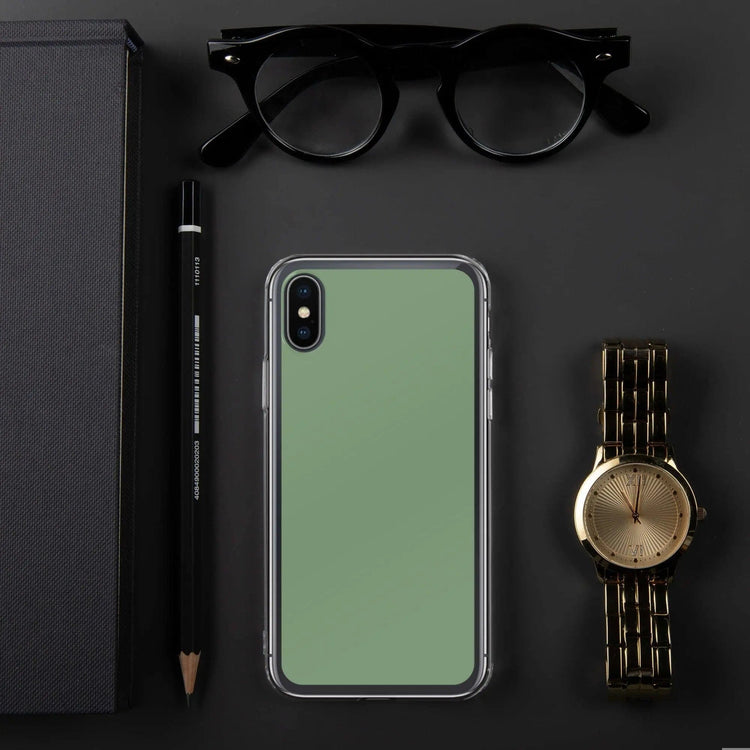 Stoßfeste Apple iPhone Hülle aus Polycarbonat von BUYATHOME24, BPA-frei, schützt das Smartphone vor Stößen und Kratzern.