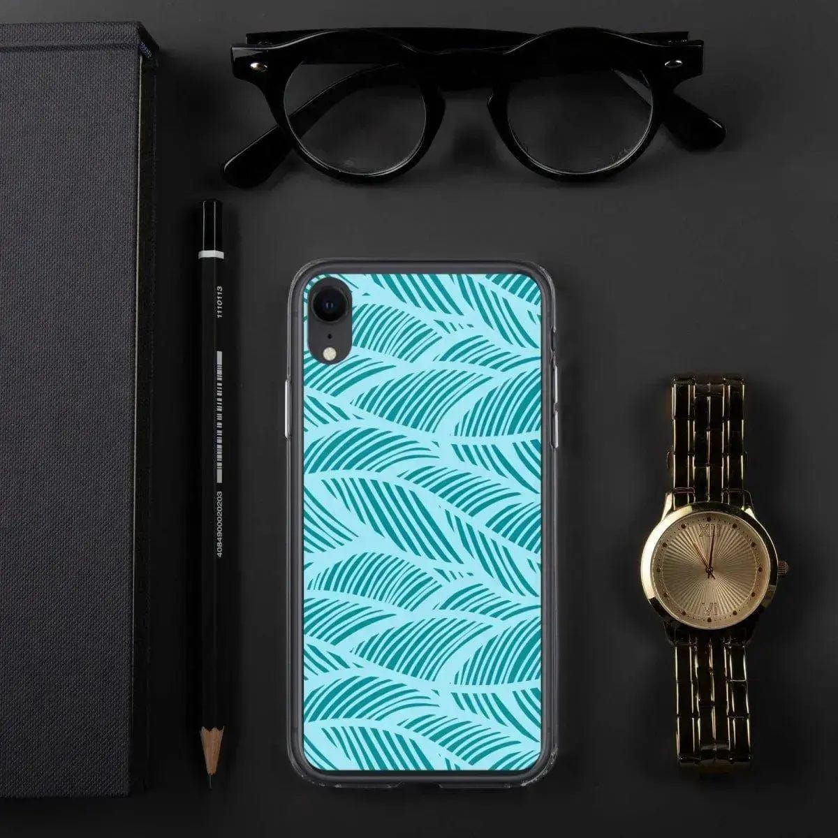 Apple iPhone Handyhülle aus Polycarbonat und TPU mit Blattmuster, passend für iPhone 11 Pro, XS Max und XR, von BUYATHOME24