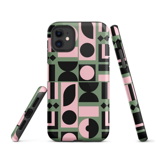 Robuste, glänzende Apple iPhone Snapcase Handyhülle mit Induktivladung für iPhone 11 bis 14 Pro Max von BUYATHOME24