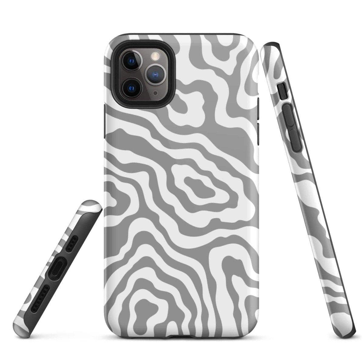 Glänzende Apple iPhone Snapcase aus Polycarbonat von BUYATHOME24, robuste Schutzhülle für iPhone 11 bis Pro Max.