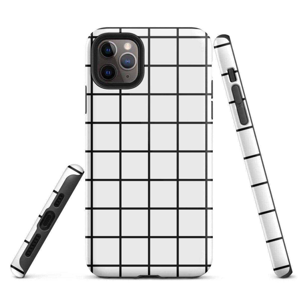 Glänzende, robuste iPhone Snapcase Schutzhülle für Apple iPhone 11 bis 14 Pro Max von BUYATHOME24, zweilagiger Schutz.