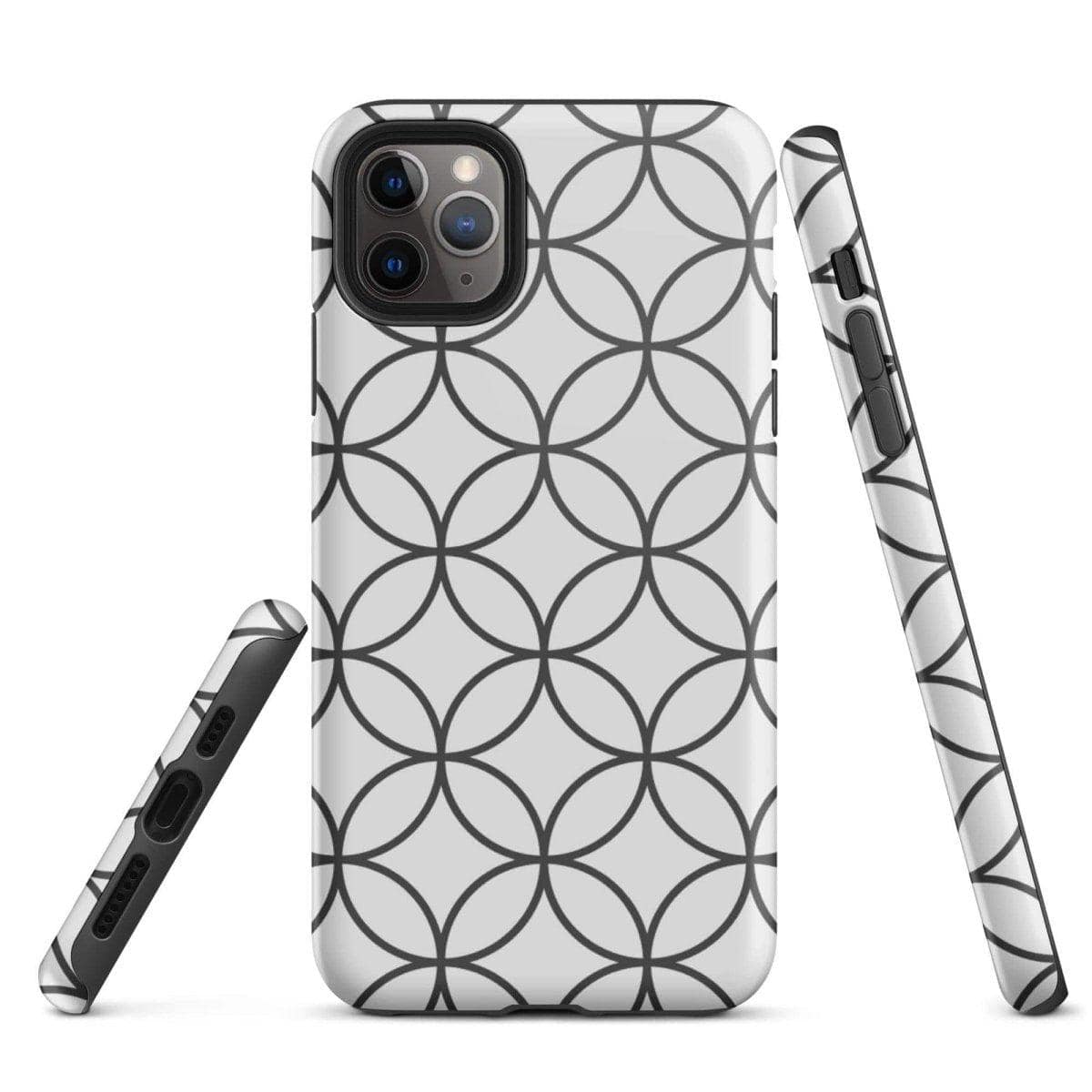 Stoßfeste Apple iPhone Snapcase Hülle aus polycarbonat für iPhone 11 bis Pro Max, glänzend und schützend.