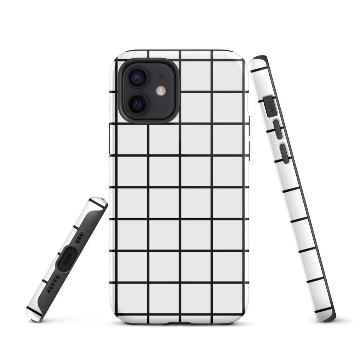 Glänzende, robuste Apple iPhone Snapcase Schutzhülle in zweilagigem Design für iPhone 11 bis Pro Max von BUYATHOME24