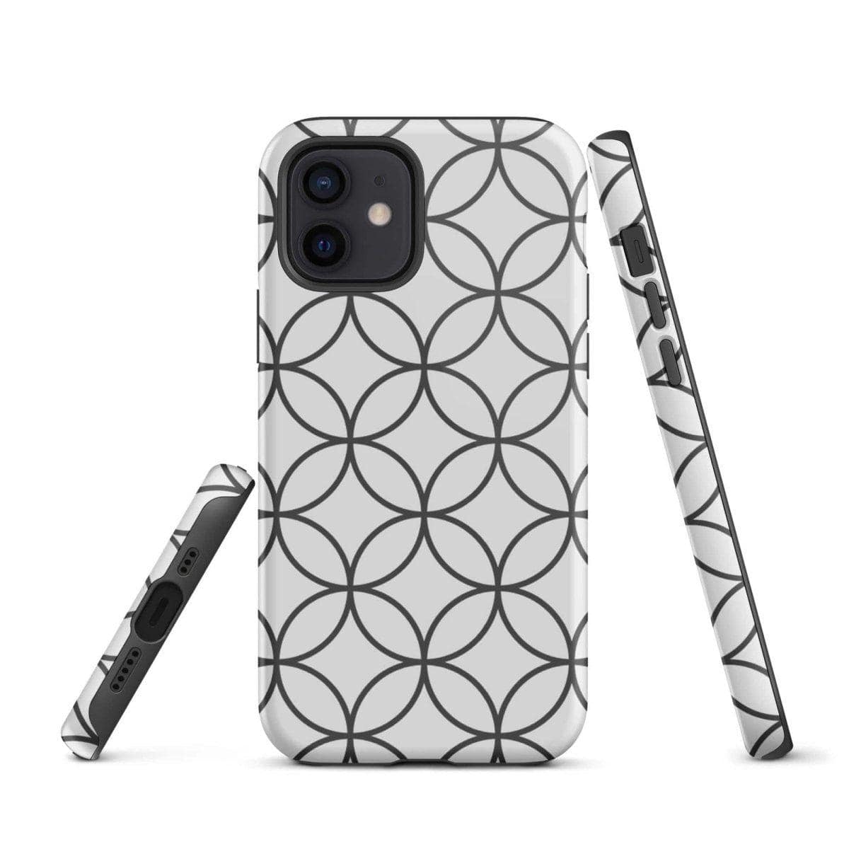 Glänzende, stoßfeste Apple iPhone Snapcase aus Polycarbonat für iPhone 11 bis 14 Pro Max, in natürlichem Design.