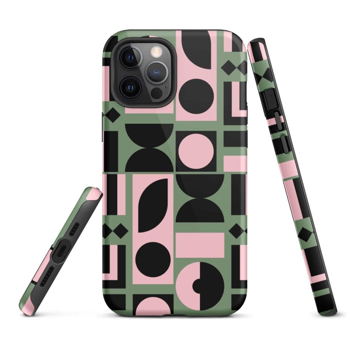 Glänzende, robuste Apple iPhone Snapcase Handyhülle mit Induktivladung für iPhone 11 bis 14 Pro Max von BUYATHOME24