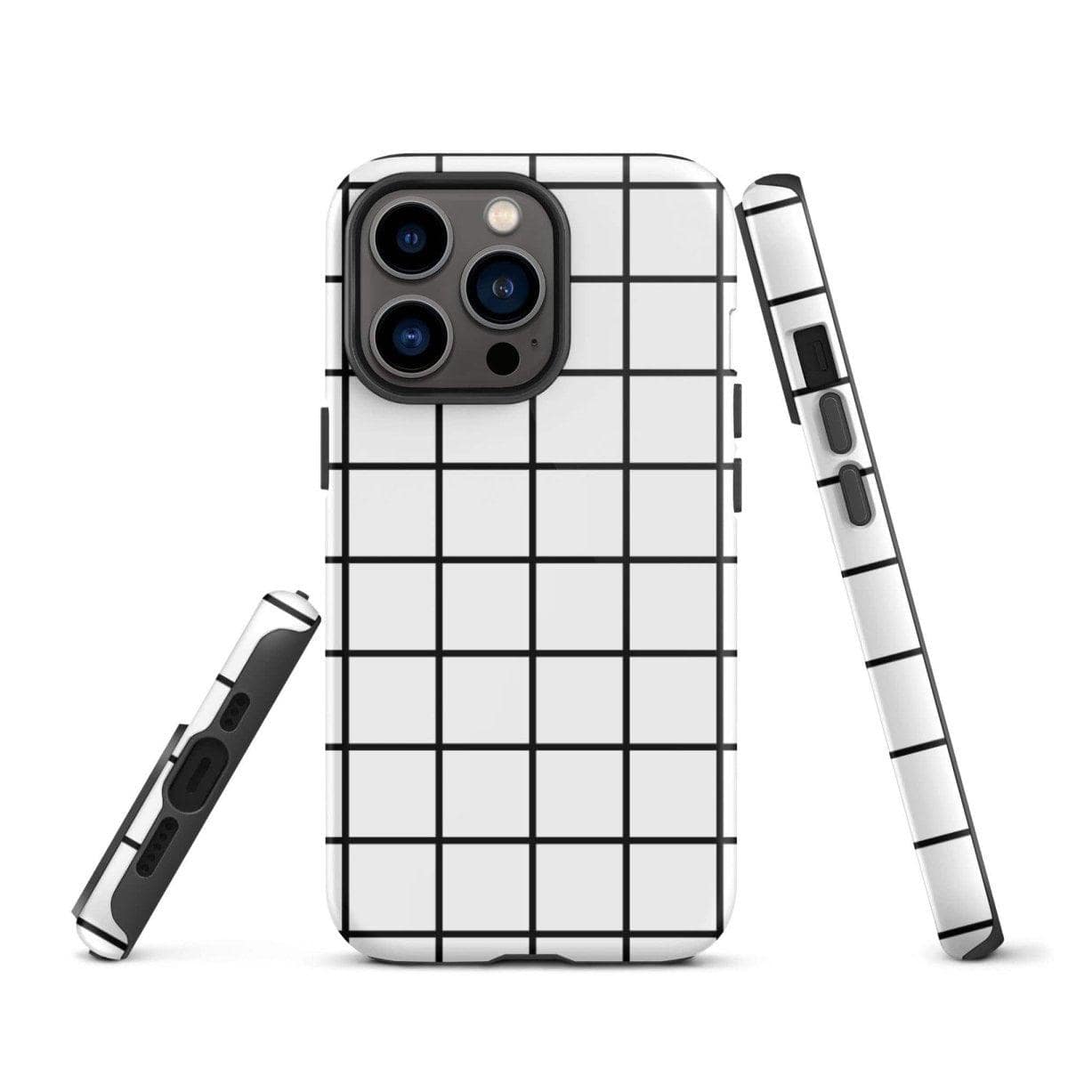 Glänzende, robuste Apple iPhone Snapcase Schutzhülle von BUYATHOME24 für iPhone 11 bis 14 Pro Max, zweilagiger Schutz, transparentes Design