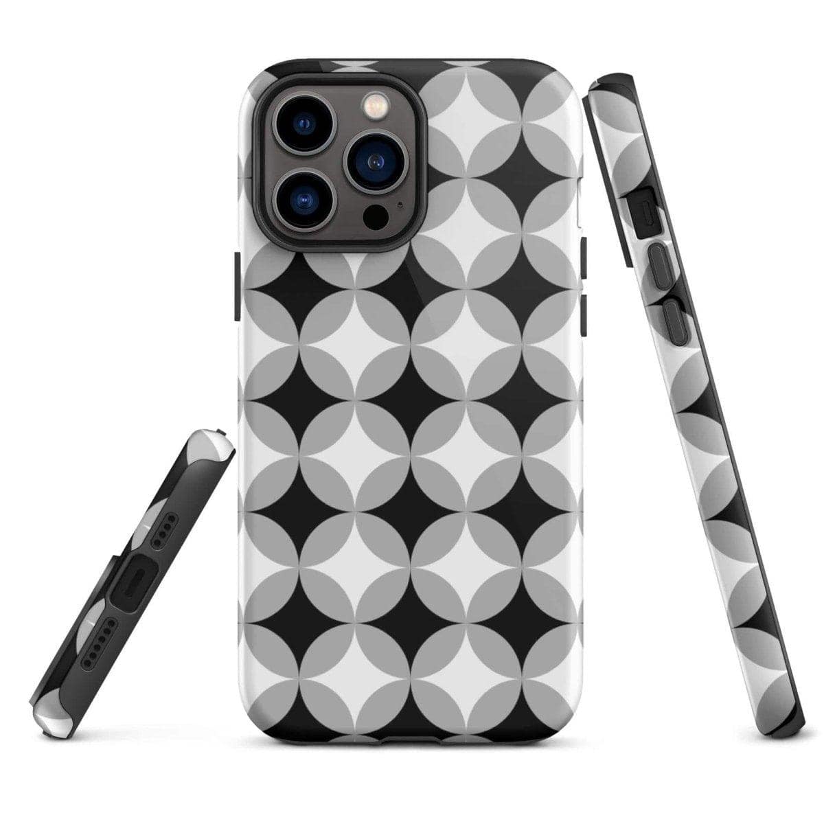 Robuste, glänzende Apple iPhone Snapcase aus Polycarbonat für iPhone 11 bis 14 Pro Max, schützende Handyhülle von BUYATHOME24