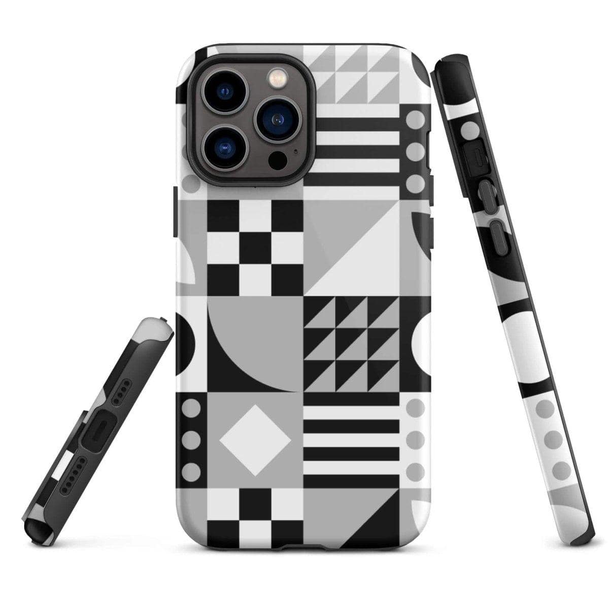 Glänzende, personalisierbare Apple iPhone Snapcase aus Polycarbonat, passend für iPhone 11 bis 14 Pro Max, von BUYATHOME24
