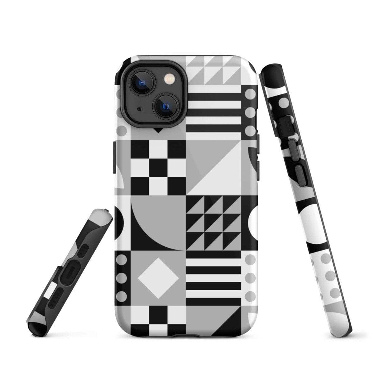 Glänzende, personalisierbare Apple iPhone Snapcase aus Polycarbonat für iPhone 11 bis 14 Pro Max, mit transparentem Design