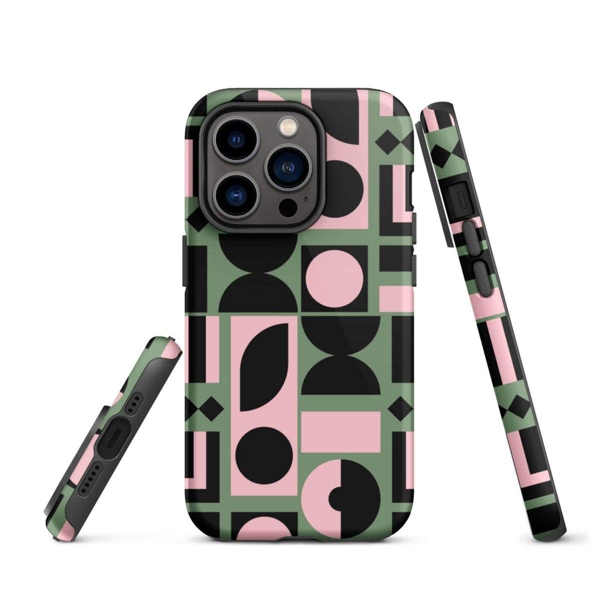 Robuste glänzende Apple iPhone Snapcase Handyhülle von BUYATHOME24 für iPhone 11 bis 14 Pro Max mit Induktivladung