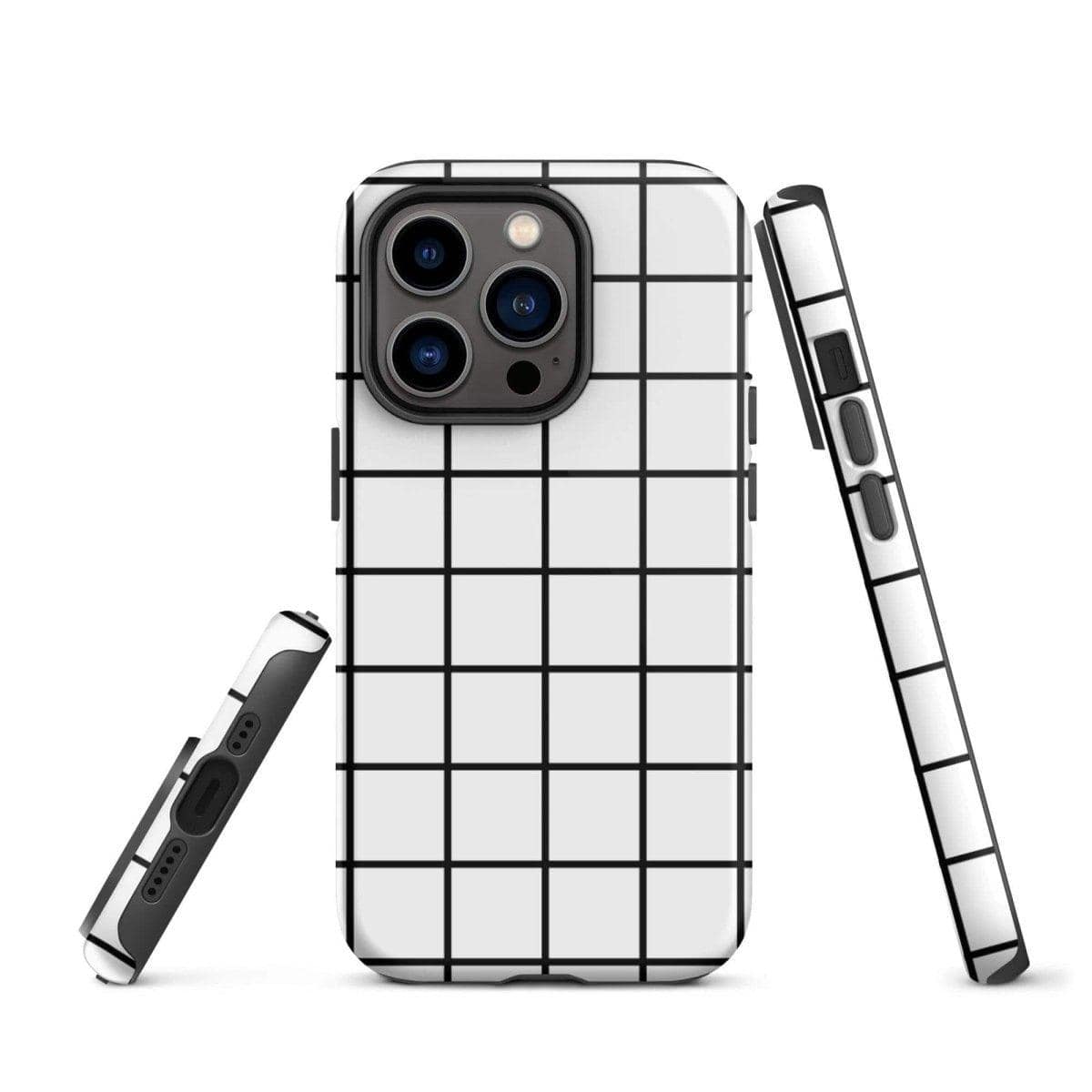 Robuste, glänzende Apple iPhone Snapcase Schutzhülle für iPhone 11 bis 14 Pro Max von BUYATHOME24, doppelschichtig und langlebig