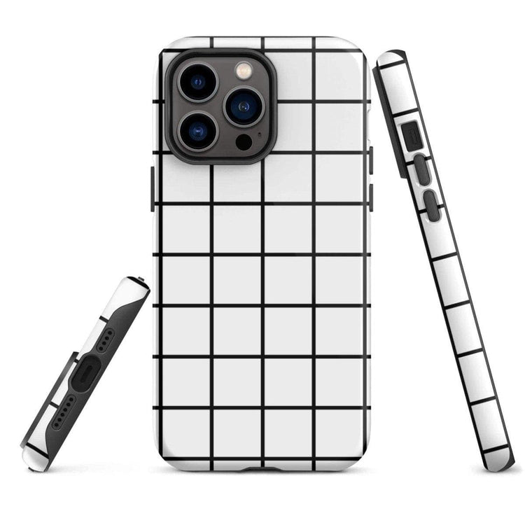 Robuste Apple iPhone Snapcase Hülle von BUYATHOME24, zweilagiger Schutz, glänzendes Design für iPhone 11 bis 14 Pro Max.