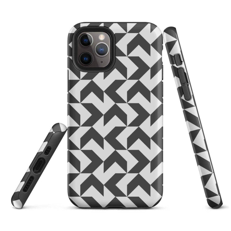 Stossfeste Apple iPhone Snapcase Hülle aus Polycarbonat in mattem Design für iPhone 11 bis 14 Pro Max, schützt das Smartphone vor Stürzen