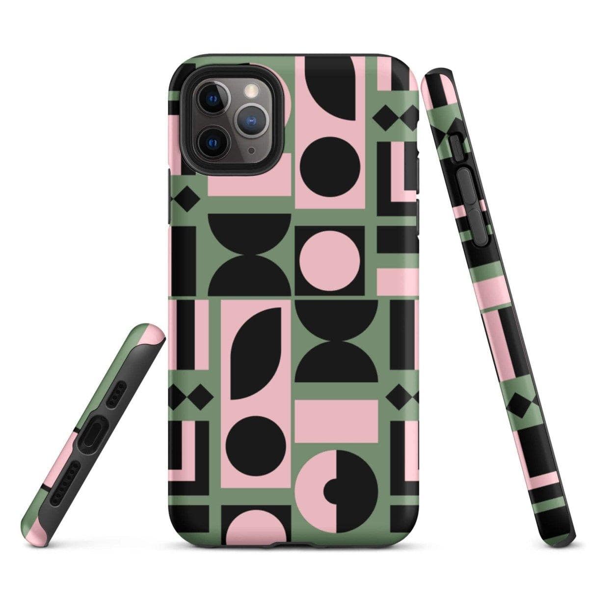 Robuste, matte Apple iPhone Snapcase Hülle von BUYATHOME24 mit Induktivladungsfunktion für iPhone 11 bis 14 Pro Max