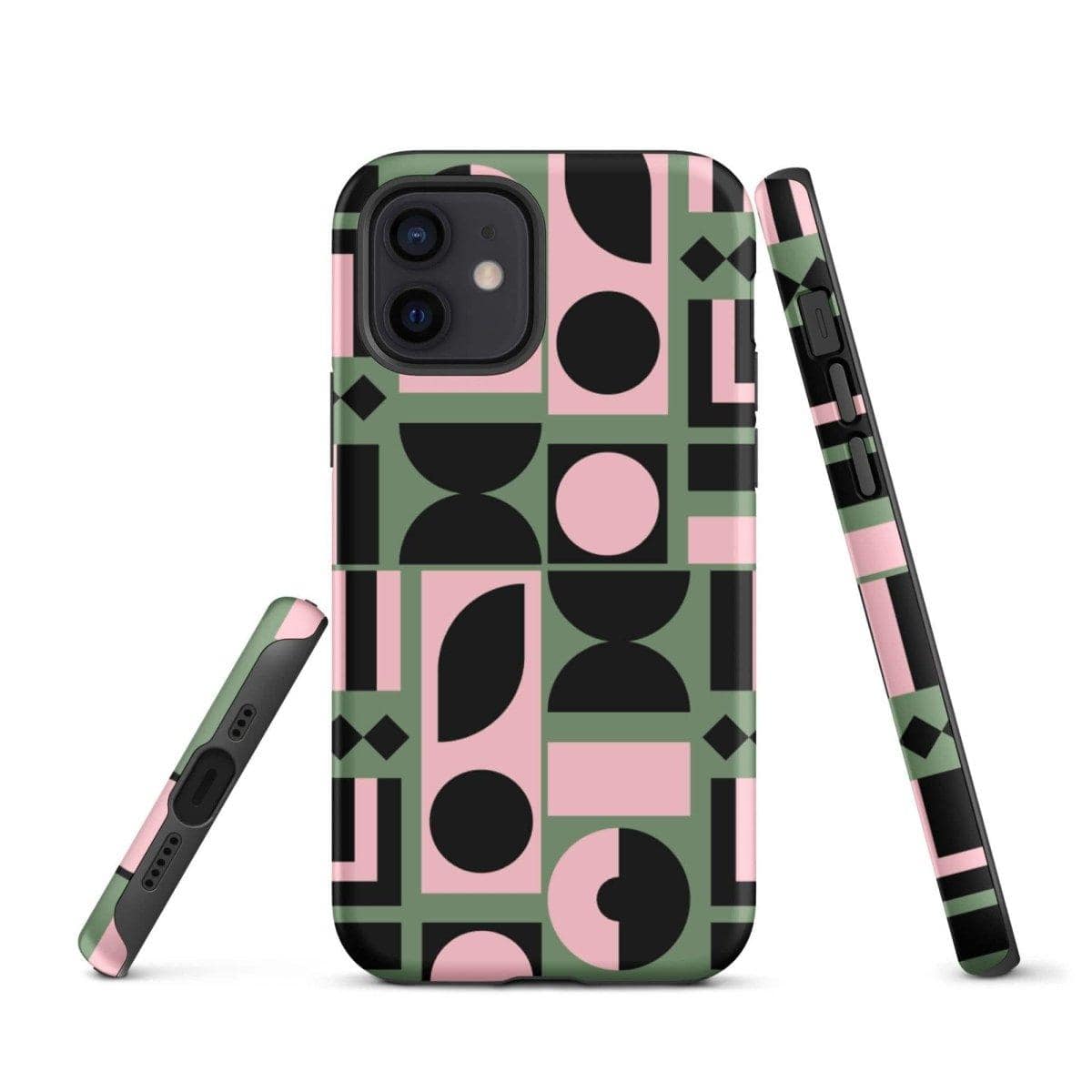 Robuste Apple iPhone Snapcase Hülle von BUYATHOME24 in mattem Design, mit Induktivladung für iPhone 11 bis iPhone 14 Pro Max.