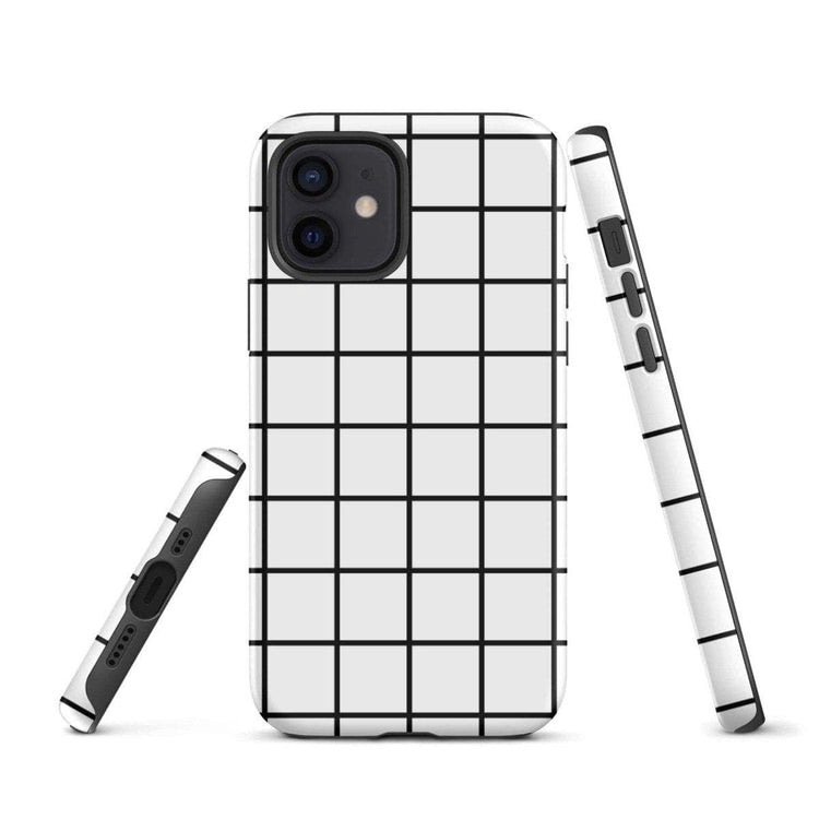 Robuste zweilagige Apple iPhone Snapcase Handyhülle von BUYATHOME24 für iPhone 11 bis 14 Pro Max, matt, schützt das Smartphone effektiv
