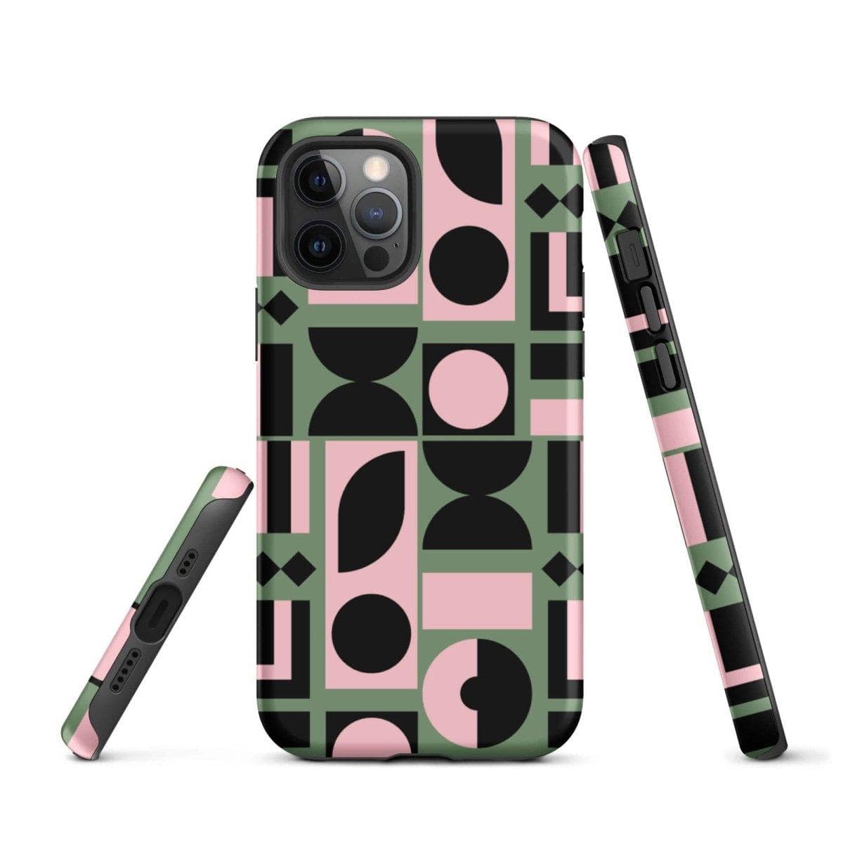 Robuste Apple iPhone Snapcase Handyhülle von BUYATHOME24 mit mattem Finish und Induktivladung für iPhone 11 bis 14 Pro Max