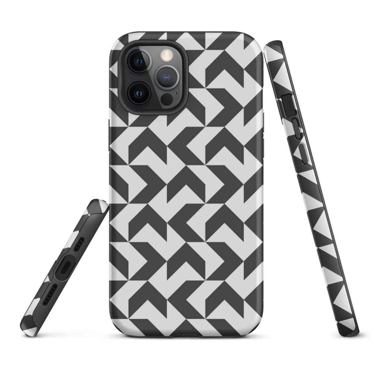 Stoßfeste Apple iPhone Snapcase aus Polycarbonat in mattem Design für iPhone 11 bis 14 Pro Max, schützt das Smartphone zuverlässig