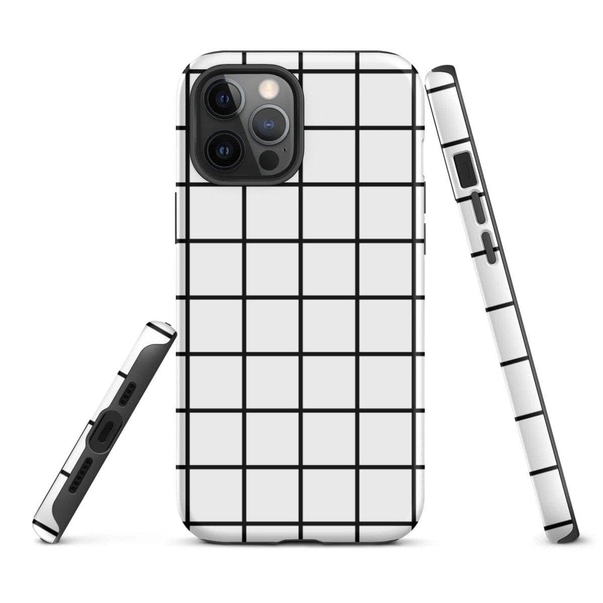 Robuste Zweilagige Apple iPhone Snapcase Schutzhülle von BUYATHOME24 für iPhone 11 bis 14 Pro Max, matt, strapazierfähig
