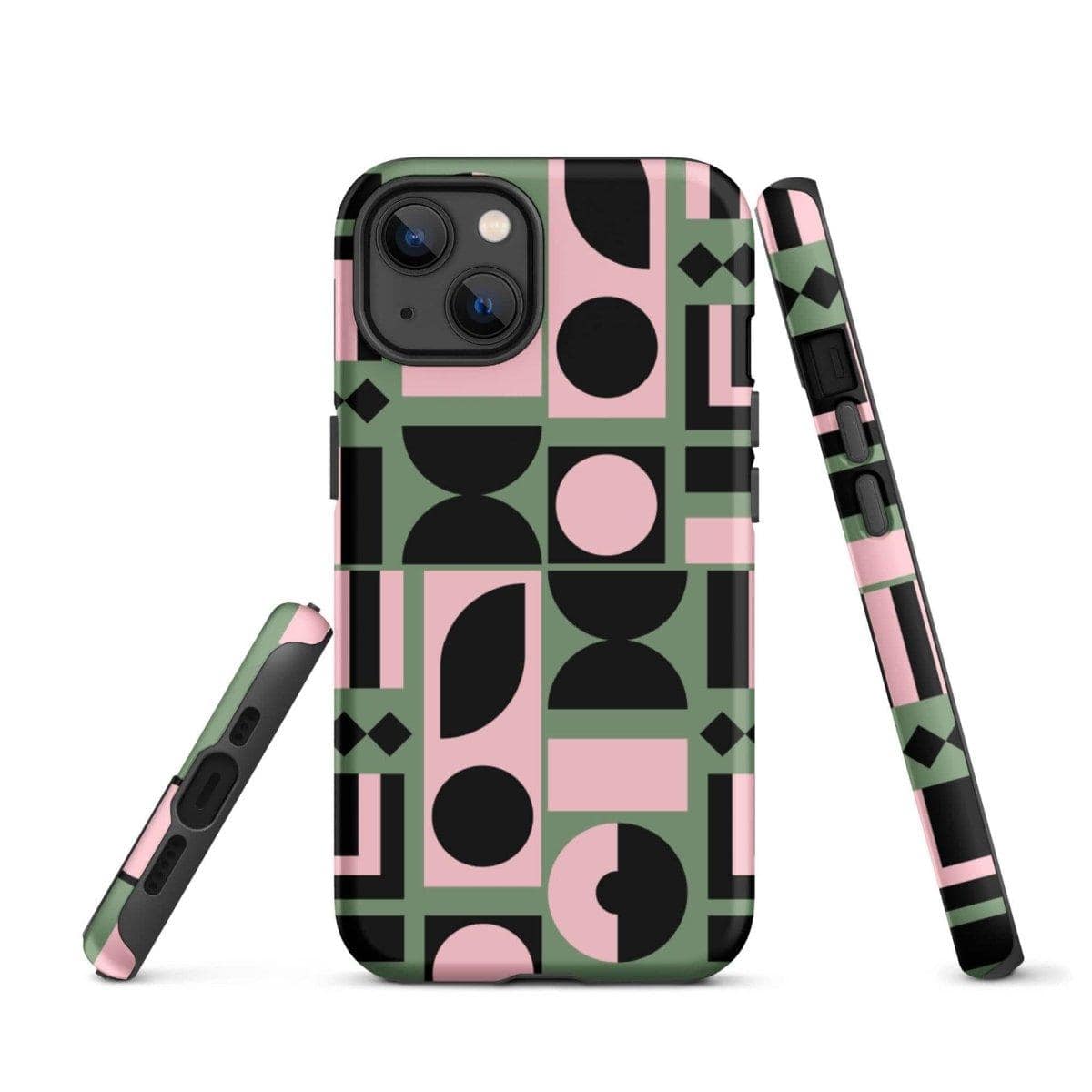 Robuste Apple iPhone Snapcase Handyhülle mit mattem Finish, passend für iPhone 11 bis 14 Pro Max, mit Induktivladung.