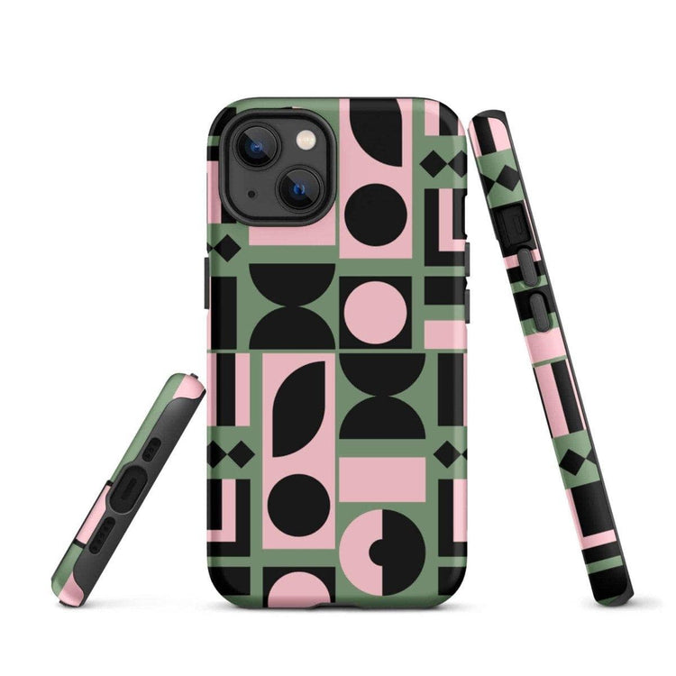 Robuste Apple iPhone Snapcase Handyhülle mit mattem Finish, passend für iPhone 11 bis 14 Pro Max, mit Induktivladung.