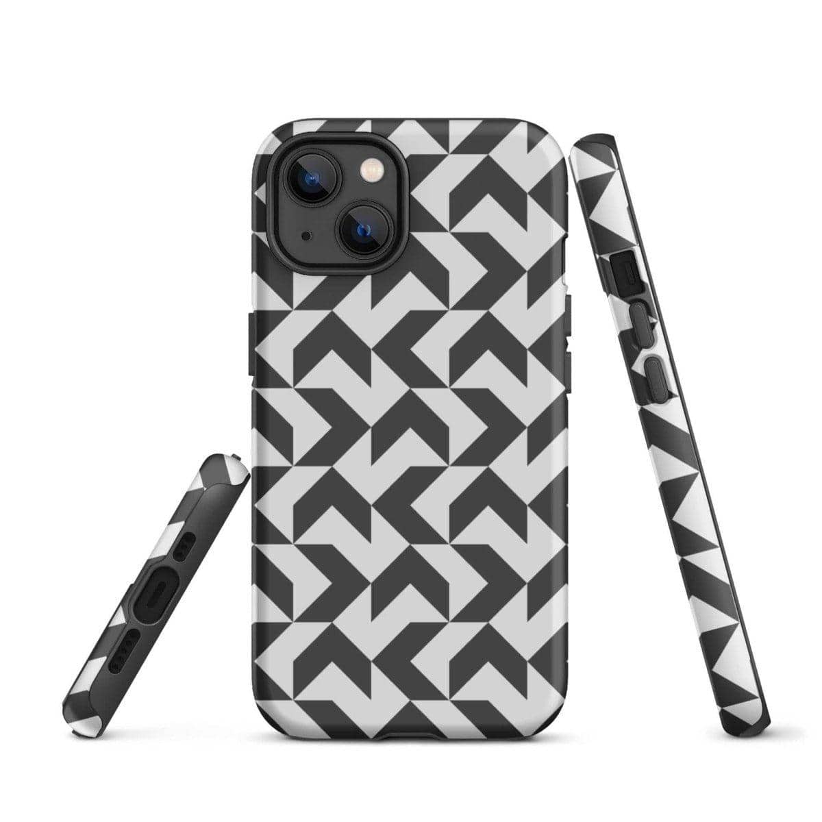 Stoßfeste Apple iPhone Snapcase aus Polycarbonat in mattem Design für iPhone 11 bis 14 Pro Max, schützt das Smartphone zuverlässig.