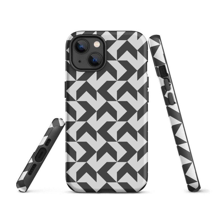 Stoßfeste Apple iPhone Snapcase aus Polycarbonat in mattem Design für iPhone 11 bis 14 Pro Max, schützt das Smartphone zuverlässig.