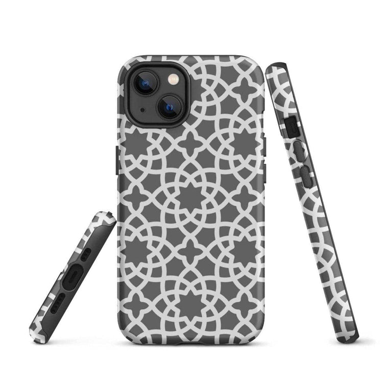Mattierte Apple iPhone Snapcase Handyhülle aus Polycarbonat mit TPU-Schutz für iPhone 11 bis 14 Pro Max, in natürlicher Ansicht