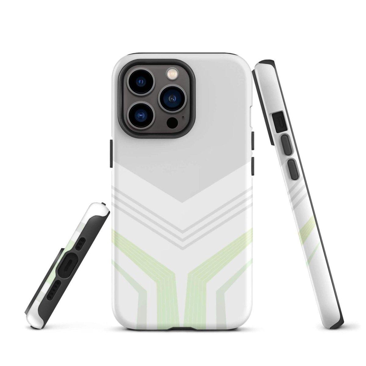 Mattierte Apple iPhone Snapcase Handyhülle aus Polycarbonat für iPhone 11 bis 14 Pro Max, personalisierbar, in neutralem Design.