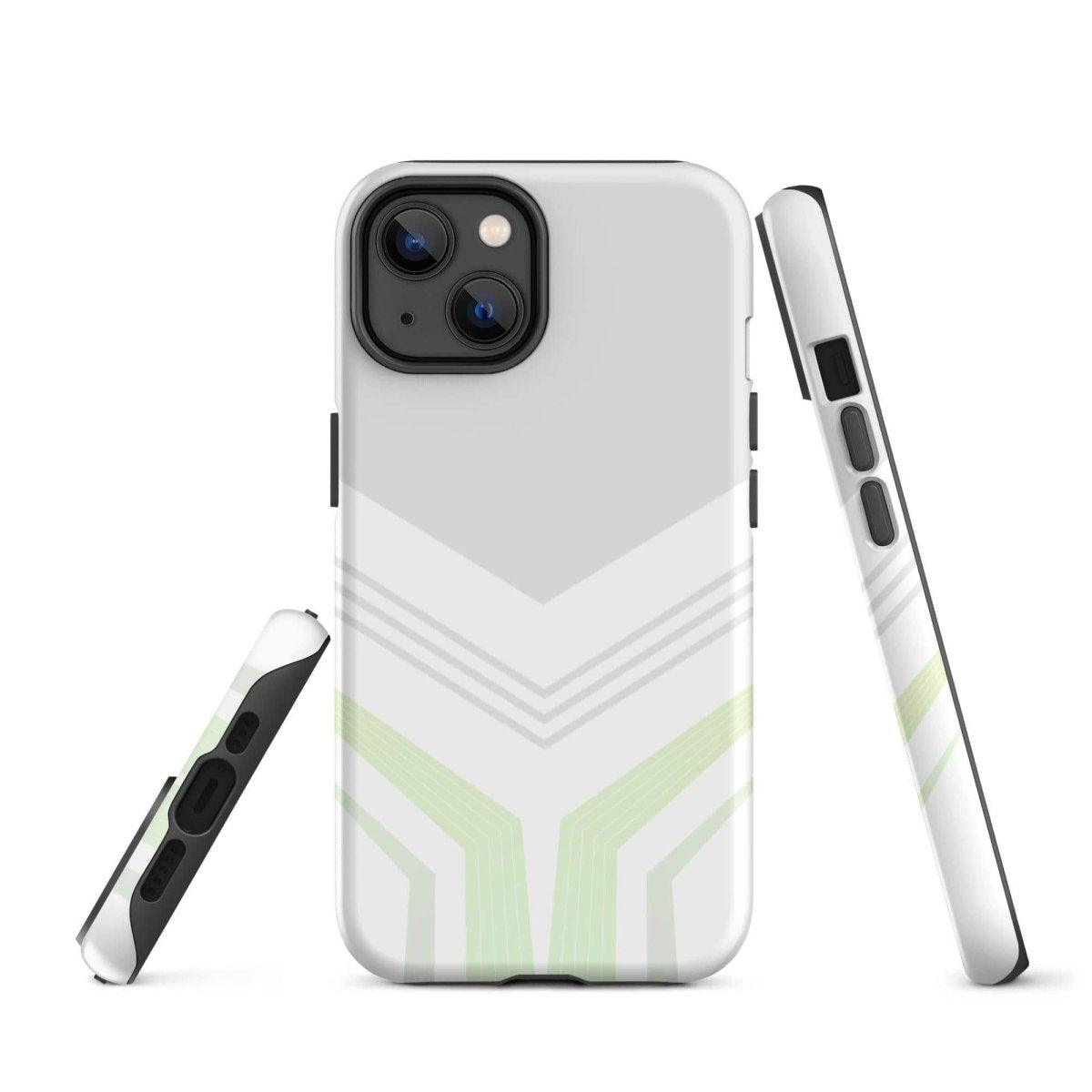 Mattierte Apple iPhone Snapcase Handyhülle aus Polycarbonat, personalisierbar für iPhone 11 bis 14 Pro Max, in neutralem Design