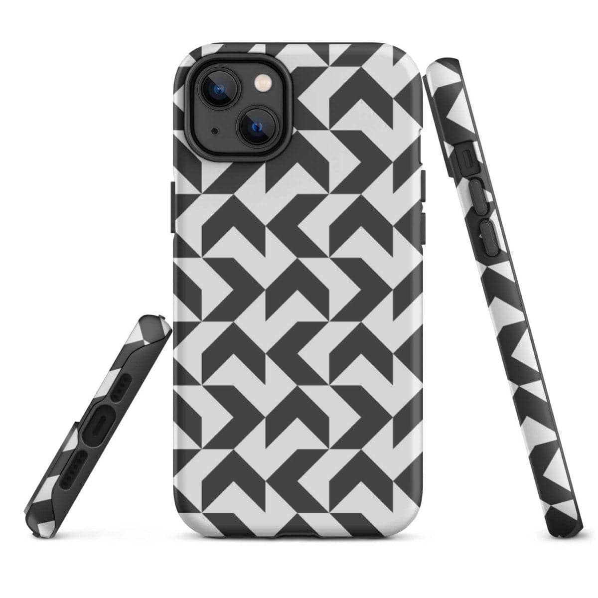 Stoßfeste Apple iPhone Snapcase von BUYATHOME24 aus mattem Polycarbonat für iPhone 11 bis 14 Pro Max, schützt das Smartphone zuverlässig.