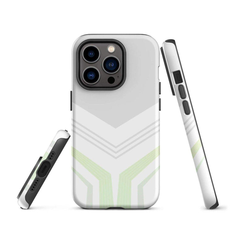 Mattierte Apple iPhone Snapcase Handyhülle aus Polycarbonat, personalisierbar, schützt das iPhone 11 bis 14 Pro Max, in neutralem Design.