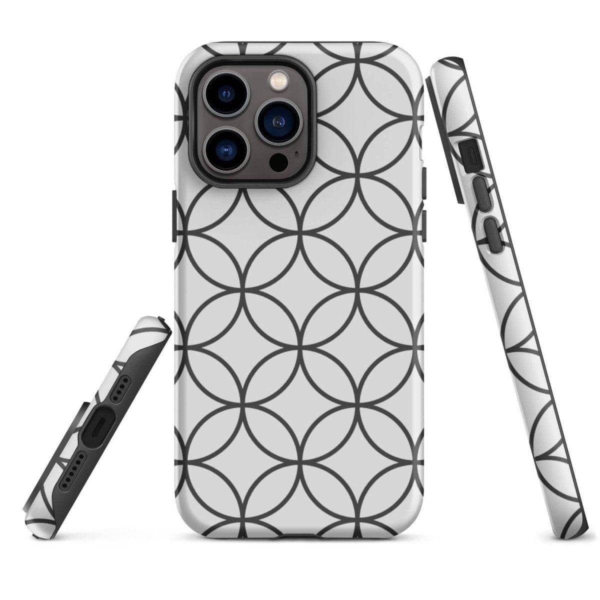 Stoßfeste Apple iPhone Snapcase aus Polycarbonat in mattem Design für iPhone 11 bis 14 Pro Max, schützt das Smartphone zuverlässig.