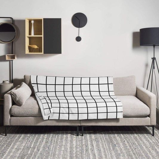 Hypoallergene Polyester-Kuscheldecke 125x150 cm, weiche Sofadecke von BUYATHOME24, ideal für gemütliche Stunden auf dem Sofa