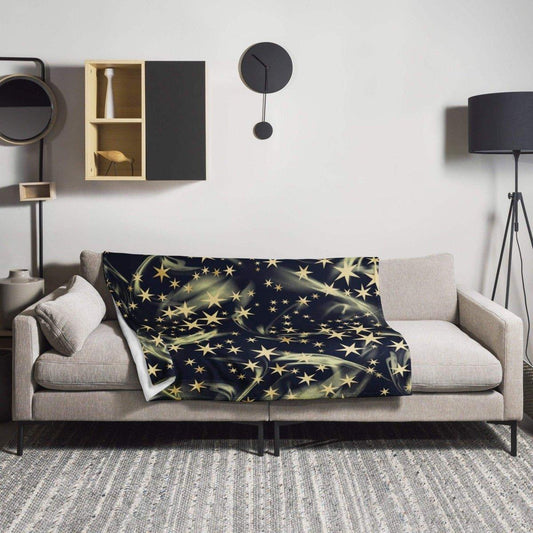 Hypoallergene Kuscheldecke 125x150 cm von BUYATHOME24, weiche Sofadecke, bedruckbar, ideal für gemütliche Abende auf dem Sofa