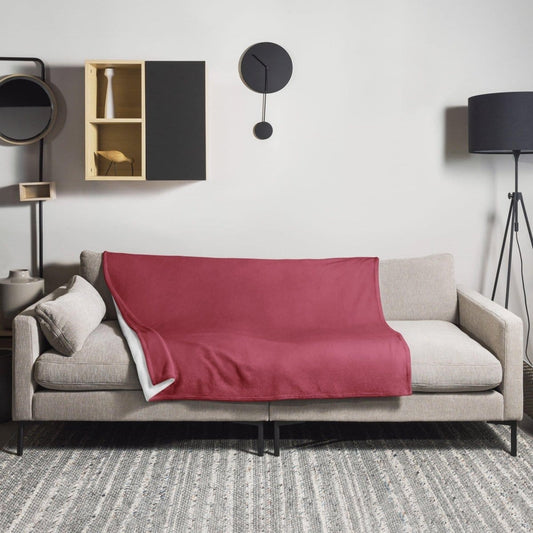 Hypoallergene und flammhemmende Sofadecke 125x150 cm von BUYATHOME24, weiche Textiloberfläche, ideal für gemütliches Zuhause