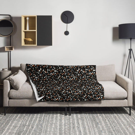 Hypoallergene Polyester-Sofadecke 125x150cm in weicher Textur, ideal für gemütliche Abende, von BUYATHOME24.
