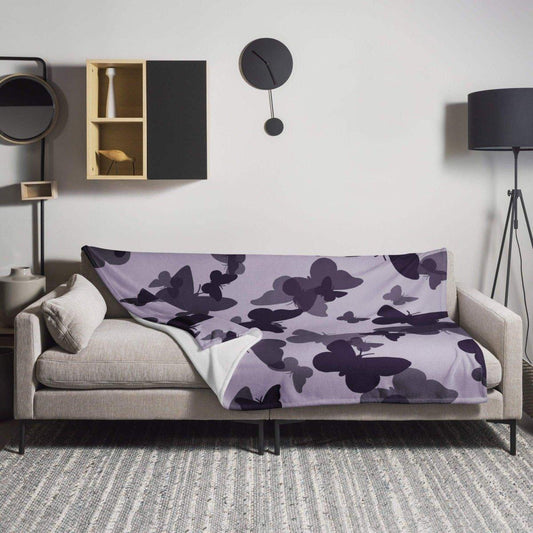 Hypoallergene Polyester-Sofadecke 125x150cm von BUYATHOME24, weiche Kuscheldecke für gemütliche Stunden, textildruck.